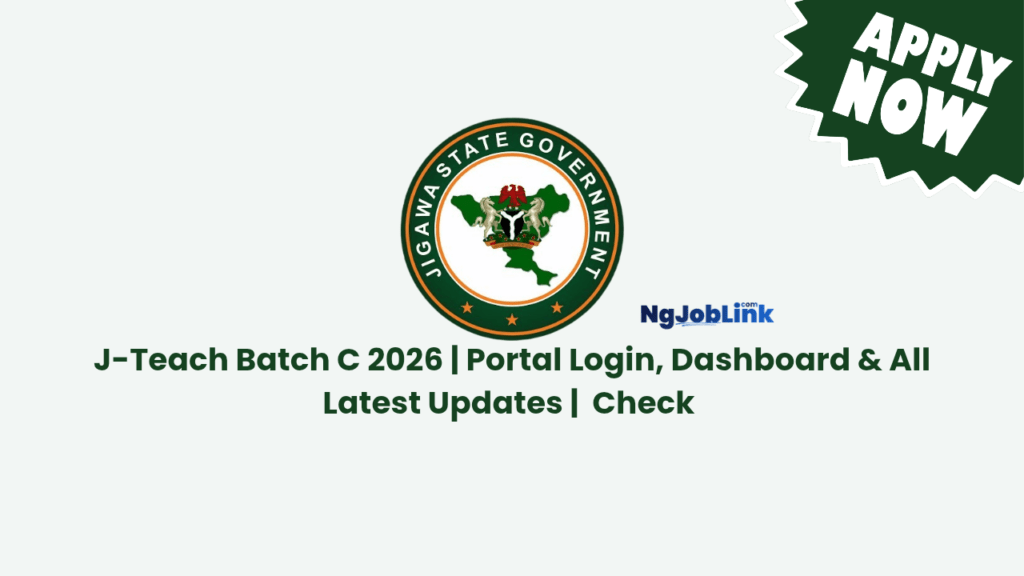 J-TEACH Batch C Login Recruitment 2026  | J Teach Exam Slip