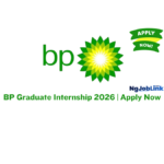 BP Graduate Internship 2026 Apply Now