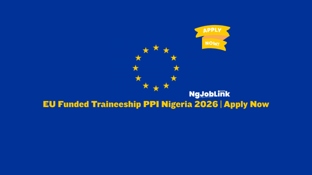 EU Funded Traineeship PPI Nigeria 2026 | Apply Now