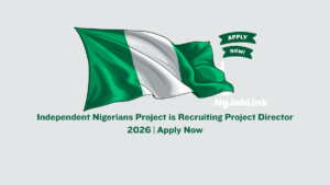 Independent Nigerians Project is Recruiting Project Director 2026 Apply Now
