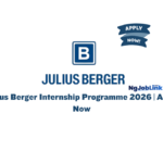 Julius Berger Internship Programme 2026 | Apply Now