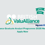 ValuAlliance Graduate Analyst Programme 2026 Now Open Apply Now