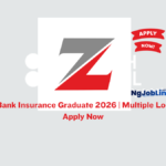 Zenith Bank Insurance Graduate 2026 Multiple Locations Apply Now