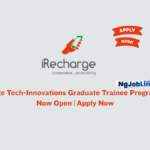 iRecharge Tech Innovations Graduate Trainee Program 2026 Now Open Apply Now