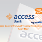Access Bank Entry Level Training Programme 2026 | Apply Now