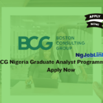 BCG Nigeria Graduate Analyst Programme 2026 | Apply Now