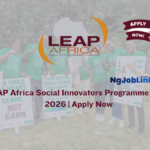 LEAP Africa Social Innovators Programme (SIP) 2026 | Apply Now