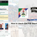 How to check CDCFIB Shortlist 2026