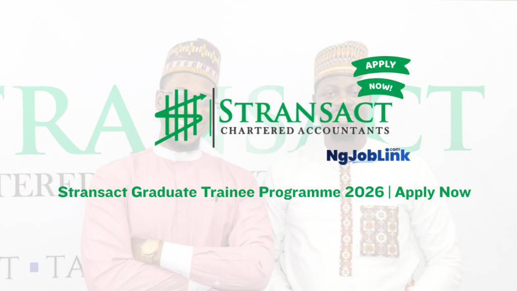 Stransact Graduate Trainee Programme 2026 | Apply Now 1 Stransact Graduate Trainee Programme 2026 | Apply Now