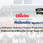 Chivita Hollandia Technical Trainee Programme 2026 – Engineering Manufacturing Apply Now