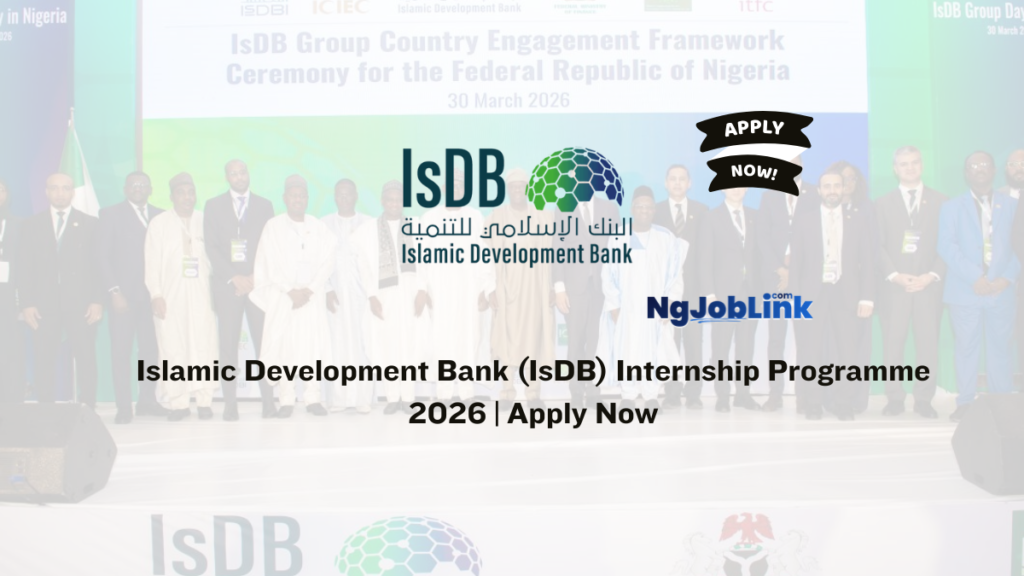 Islamic Development Bank (IsDB) Internship Programme 2026 | Apply Now 5 Islamic Development Bank (IsDB) Internship Programme 2026 | Apply Now