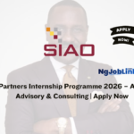 SIAO Partners Internship Programme 2026 – Audit Tax Advisory Consulting Apply Now