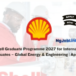 Shell Graduate Programme 2027 for International Graduates – Global Energy Engineering Apply Now 1