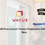 WACUB Procurement Trainee Programme 2026 Apply Now